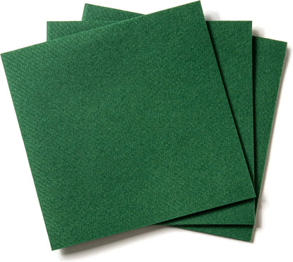 AH AMERICAN HOMESTEAD Cocktail Napkins-Disposable Beverage/Bar Napkins-White Linen-Like Square Napkins-Eco-Friendly & Compostable-Everyday Use, Party or Wedding 4.75inch x 4.75inch (100 Count, White)
