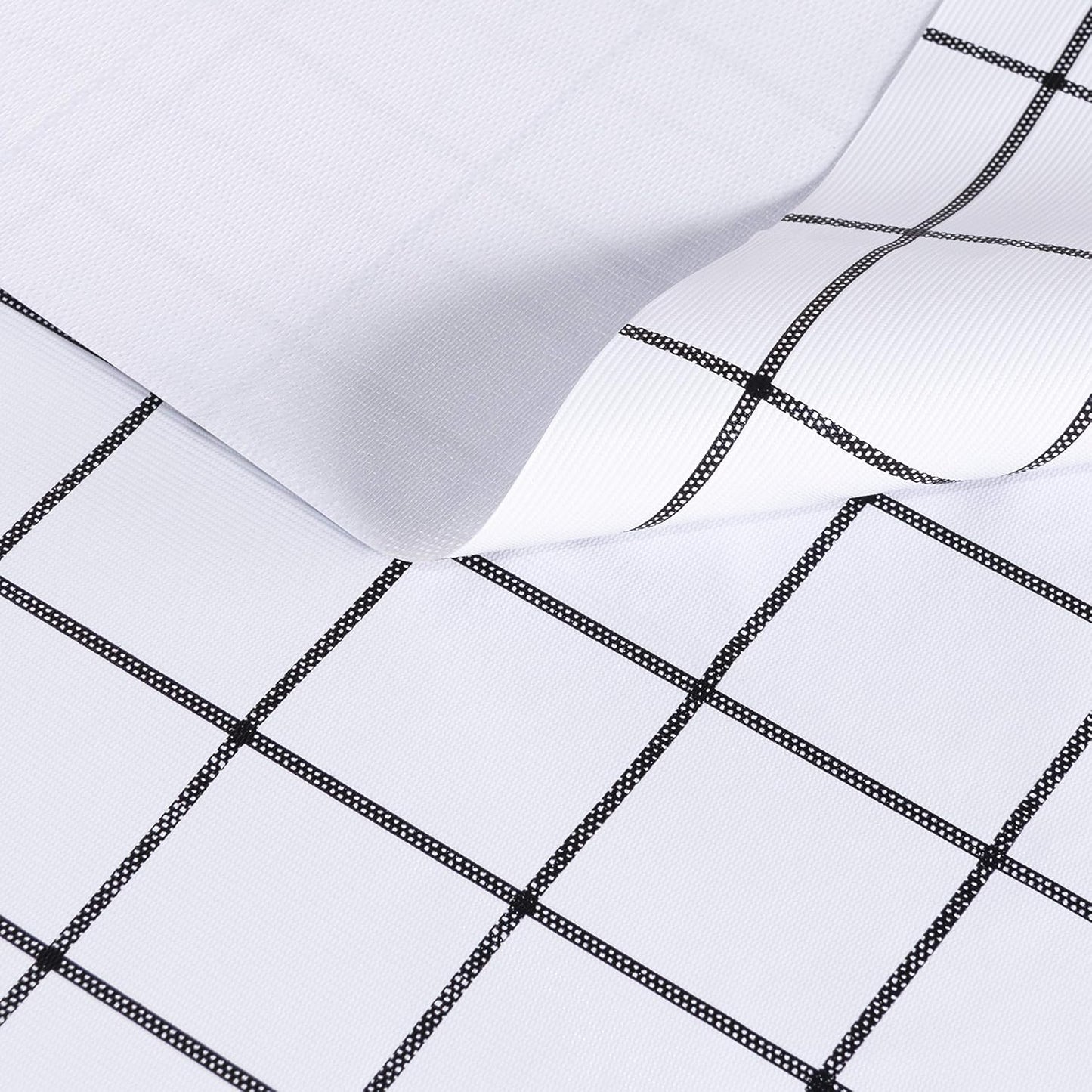 sancua Clear Plastic 100% Waterproof Tablecloth - 54 x 78 Inch - Vinyl PVC Rectangle Table Cloth Protector Oil Spill Proof Wipe Clean Table Cover for Dining Tables, Parties & Camping, Crystal Clear