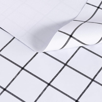 sancua Clear Plastic 100% Waterproof Tablecloth - 54 x 78 Inch - Vinyl PVC Rectangle Table Cloth Protector Oil Spill Proof Wipe Clean Table Cover for Dining Tables, Parties & Camping, Crystal Clear