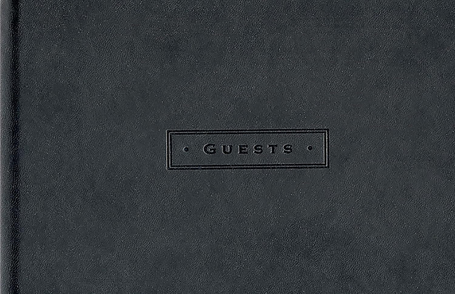 Classic Black Guest Book