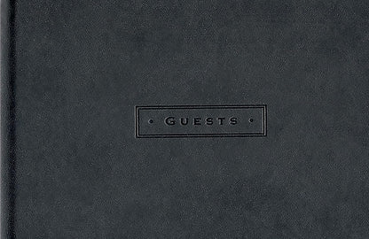 Classic Black Guest Book