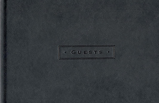 Classic Black Guest Book