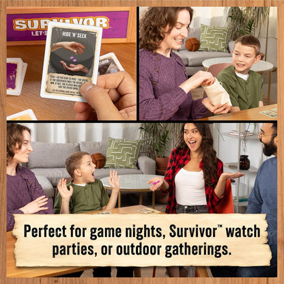 Exploding Kittens Survivor: The Tribe Has Spoken 3-6 Players - Ages 8+ - 30 Minutes to Play - Official Card Game for Survivor Fans - Family Game Night, Card Game