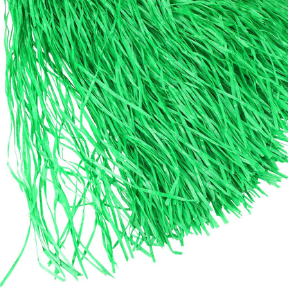 Fovths Luau Grass Table Skirt Natural 9 Feet x 29.5 Inch Hawaiian Table Skirt for Tropical Hawaiian Party Decorations Luau Costume Party, Straw Yellow
