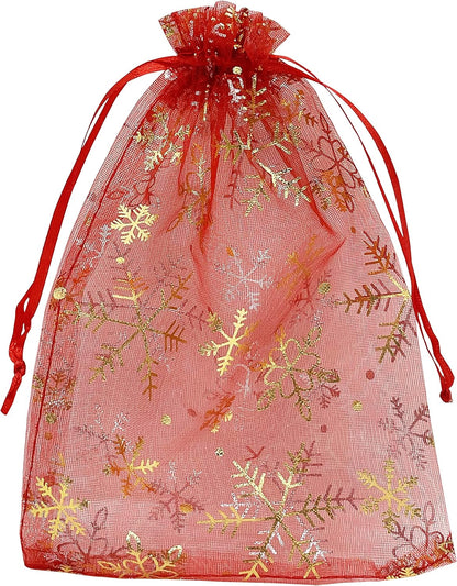 Jexila 120PCS Sheer Organza Bags 5X7 inches Mesh Drawstring Gift Bags Small for Jewelry Wedding Party Baby Shower Favor Bags (Rainbow )
