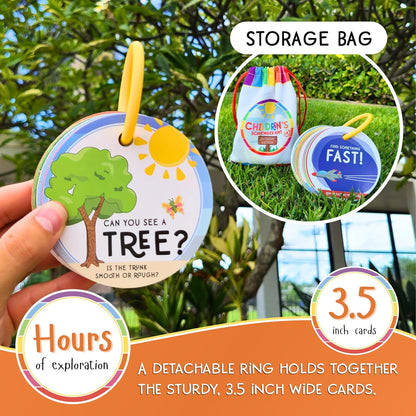 Children's Scavenger Hunt | Toddler Activities | Games for 2, 3 Year Old's & Up | Kids Educational Scavenger Hunt Cards (Outdoor Edition)