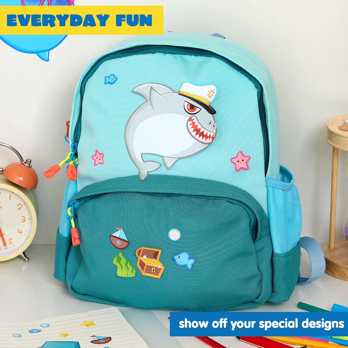 JOYIN 24 Sheets 9"x6" Make a face Stickers for Kids, Make Your Own Stickers with Unicorn, Dinosaur, Sea and Safari Animals, Party Favors Kids Crafts, Goodie Bags Stuffers Classroom Activities