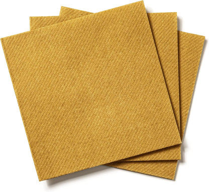 AH AMERICAN HOMESTEAD Cocktail Napkins-Disposable Beverage/Bar Napkins-White Linen-Like Square Napkins-Eco-Friendly & Compostable-Everyday Use, Party or Wedding 4.75inch x 4.75inch (100 Count, White)