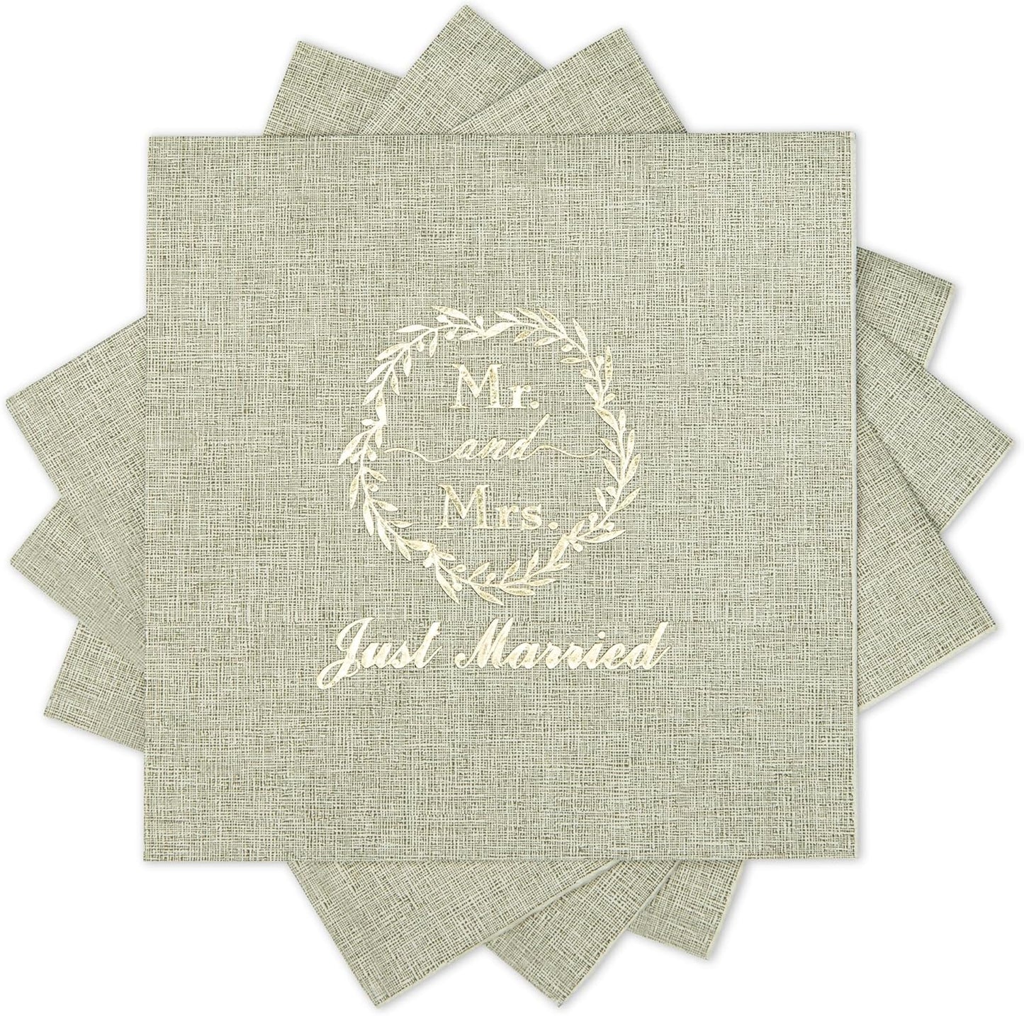 100 Pcs Striped Pastel Napkins, 5 x 5 Inches Scalloped Napkins, Disposable Cocktail Napkins for Pastel Summer Party Birthday Wedding Decor