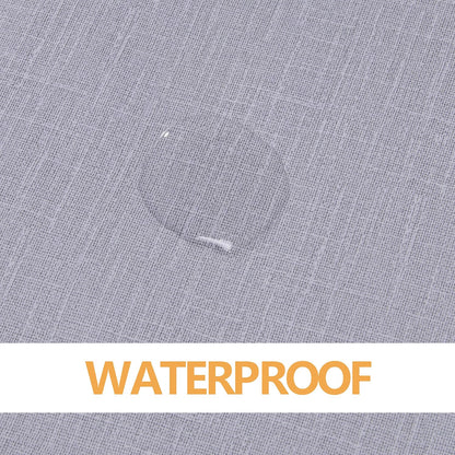 sancua Clear Plastic 100% Waterproof Tablecloth - 54 x 78 Inch - Vinyl PVC Rectangle Table Cloth Protector Oil Spill Proof Wipe Clean Table Cover for Dining Tables, Parties & Camping, Crystal Clear
