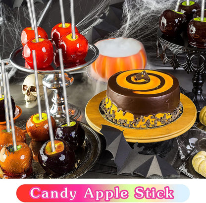 Zopeal 200 Pcs Acrylic Lollipop Sticks Clear Cake Pops Rods Cake Topper Candy Cupcake Treat Stick for Wedding Chocolate Cookie Dessert Handmade DIY Crafts Party Decor Gardening(6 x 0.12 Inches,Clear)
