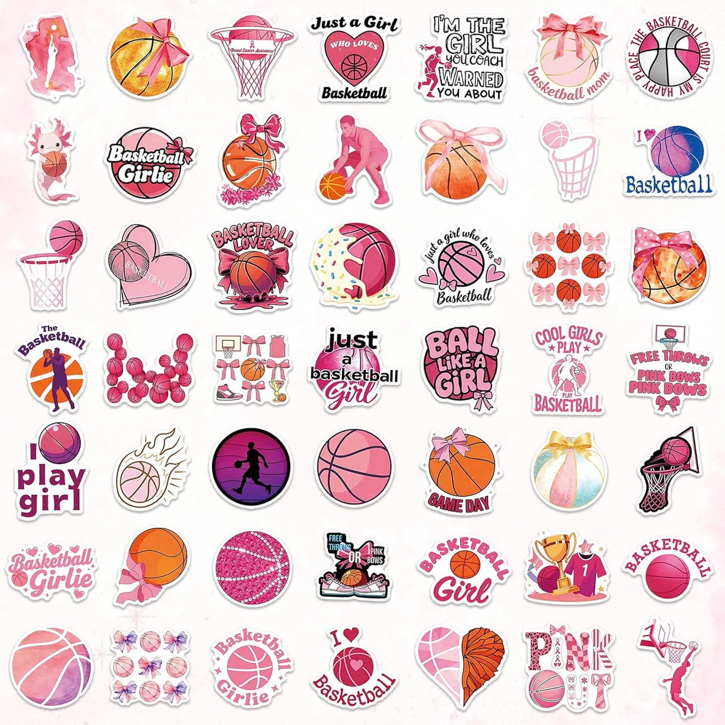 QTL Neon Stickers for Teens & Students Prizes, Waterproof Vinyl Party Favor Stickers, School Rewards, Water Bottle and Laptop, 50PCS - Colors B