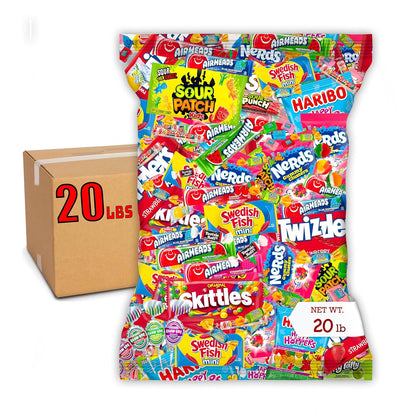 Bulk Candy Variety Pack - 2 lb Candy - CandyBulk Individually Wrapped Candies - Candies - Pinata Filler Stuffers - PinataCandy Stuffers - CandyParty Favors - Father's Day