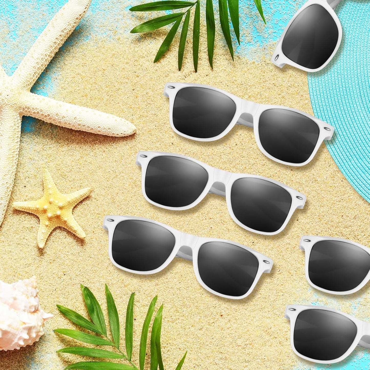 ASTARON Sunglasses Bulk, 6/12/24/48 Pack Sunglasses Party Favors for Summer Beach Pool Birthday Wedding Party Supplies