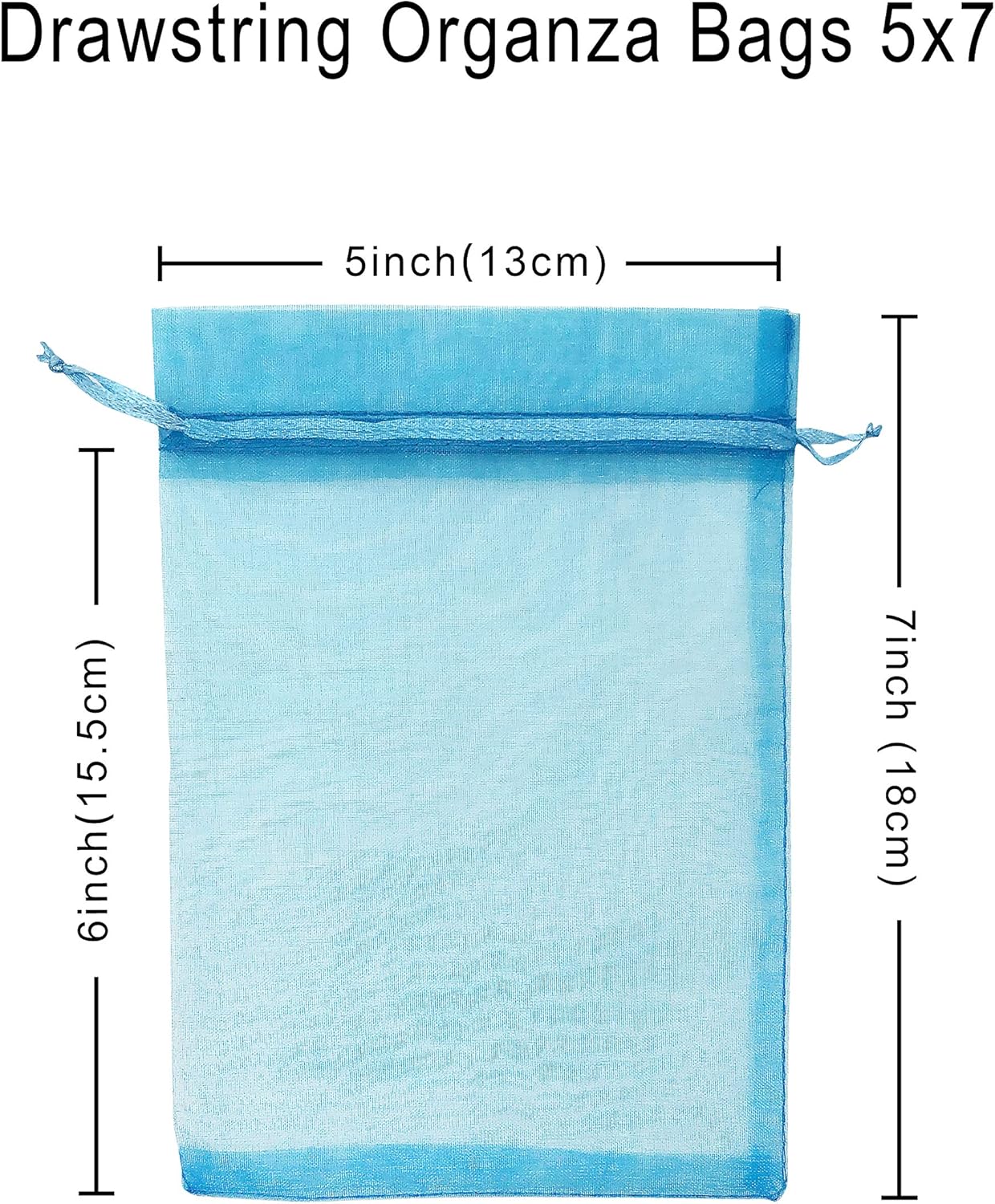Jexila 120PCS Sheer Organza Bags 5X7 inches Mesh Drawstring Gift Bags Small for Jewelry Wedding Party Baby Shower Favor Bags (Rainbow )