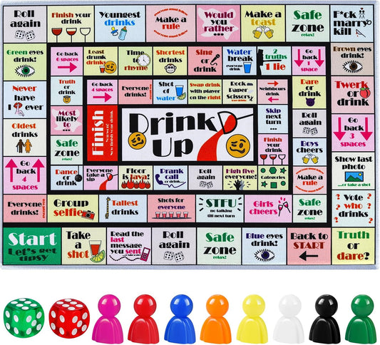 Fofeadm Drinking Card Games for Adults, Fun Adults Drinking Games with 100 Cards, Great for Game Night & Parties, 21st Birthday Gift & Bachelorette Party Games, Age 21+