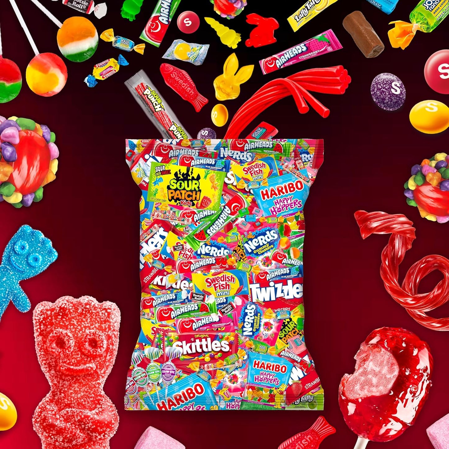 Bulk Candy Variety Pack - 2 lb Bulk Individually Wrapped Candies for Piñata Filler Stuffers - Pinata Candy Party Favors - Assorted Candies - Father's Day
