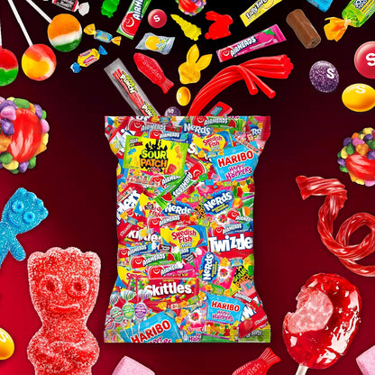 Bulk Candy Variety Pack - 2 lb Bulk Individually Wrapped Candies for Piñata Filler Stuffers - Pinata Candy Party Favors - Assorted Candies - Father's Day