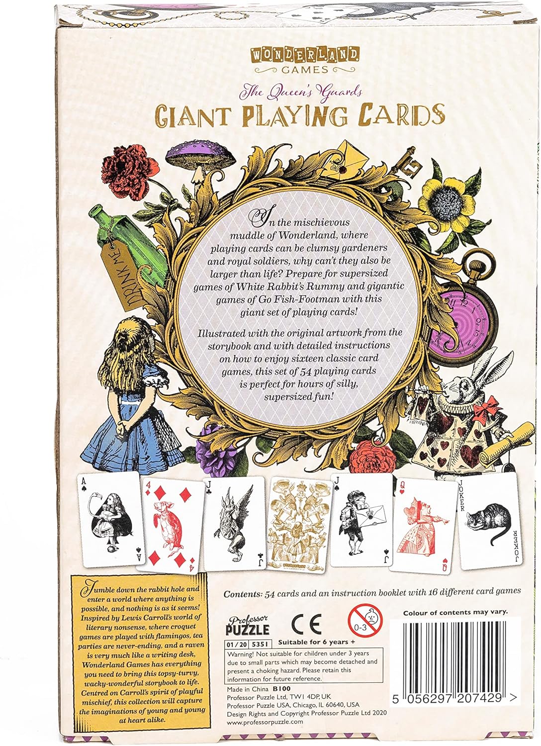The White Rabbit's Scavenger Hunt by Professor Puzzle. - Alice in Wonderland Themed Treasure Hunt for The Whole Family.