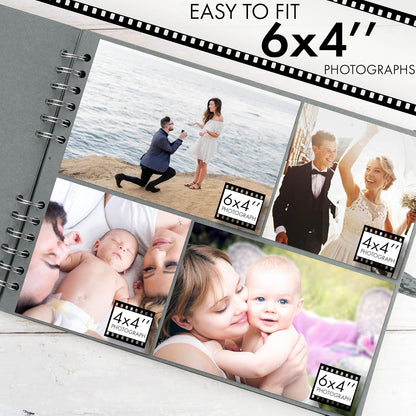 Bstorify Scrapbook Album 60 Pages (8 x 8 Inch) Brown Thick 200gsm Kraft Paper, Photo Album Scrapbook, Memory Book - Ideal for Your Scrapbooking Albums Art & Craft Projects