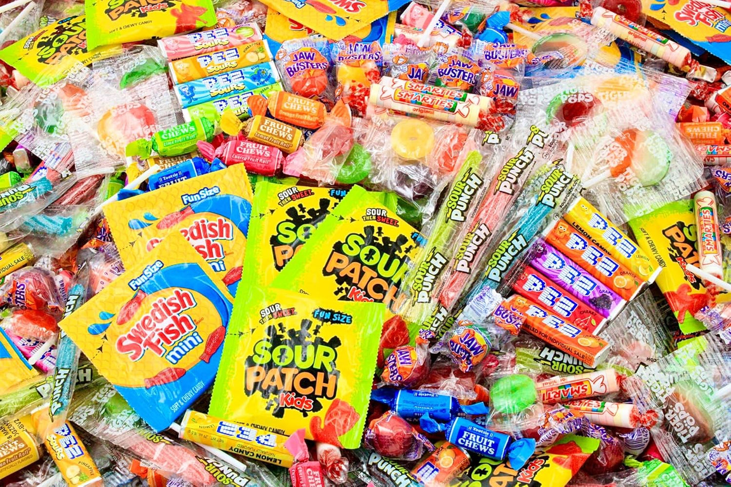 Bulk Candy Variety Pack - 2 lb Bulk Individually Wrapped Candies for Piñata Filler Stuffers - Pinata Candy Party Favors - Assorted Candies - Father's Day