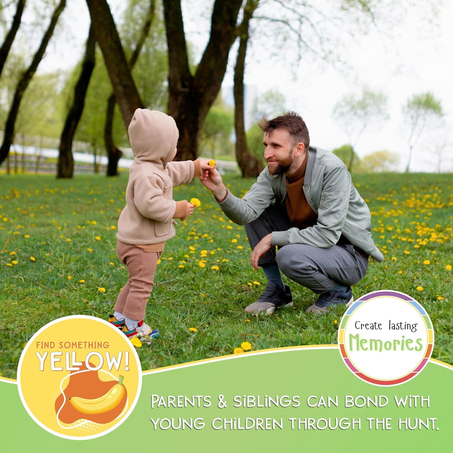 Children's Scavenger Hunt | Toddler Activities | Games for 2, 3 Year Old's & Up | Kids Educational Scavenger Hunt Cards (Outdoor Edition)