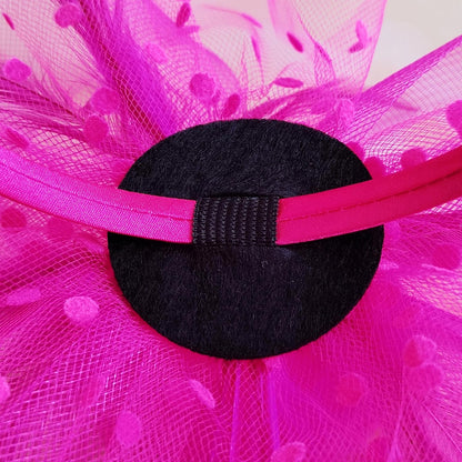Fascinators Hat Women Tea Party Headband Flower Cocktail Mesh Feathers Hair Clip Kentucky Derby Hat Wedding