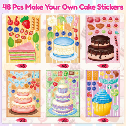 LINAYE 24 Sheets Insect Stickers with Jar Scenes, Make Your Own Bug Jar Stickers, Spring Crafts Activities for Kids Spring Party Decorations Supplies for Kids