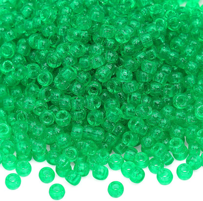 1000Pcs Glow in The Dark Pony Beads 9mm Plastic Kandi Beads Bulk for Friendship Bracelet Necklace Craft Jewelry Making Beads for Hair Braids 9 Color