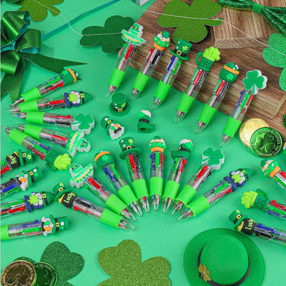 CZWZ 20Pcs Mini Multicolor Pens in One 4-in-1 Cute Pens Bulk for Kids, Fun Kawaii Ballpoint Pens for Birthdays and Children's Party Favors Gifts Teacher School Supplies
