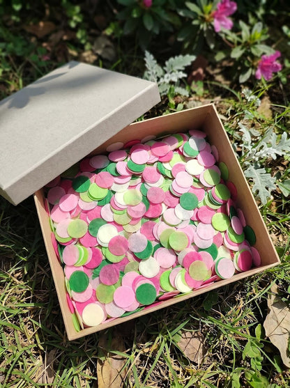 1 Inch Pastel Tissue Paper Table Confetti Dots for Baby Shower Gender Reveal Birthday Party Decorations 2 oz