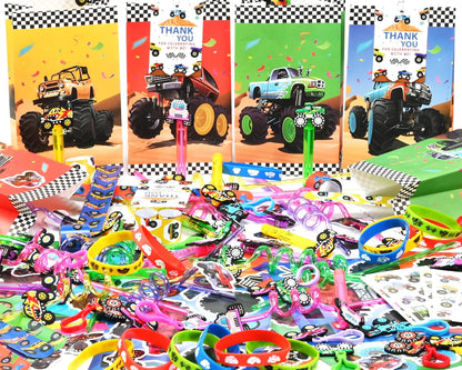 PLOUGVI 232PCS Construction Birthday Party Supplies Decorations Favors, Construction Theme Toys for Goodie Bag Stuffer, Pinata Filler Gifts