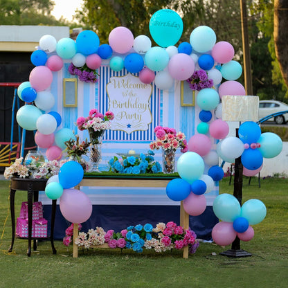 Balloon Decorations 50 Ft Strip Tape Arch Garland Streamer Ribbon Decorating Connectors for Wedding Birthday Party Baby Shower DIY