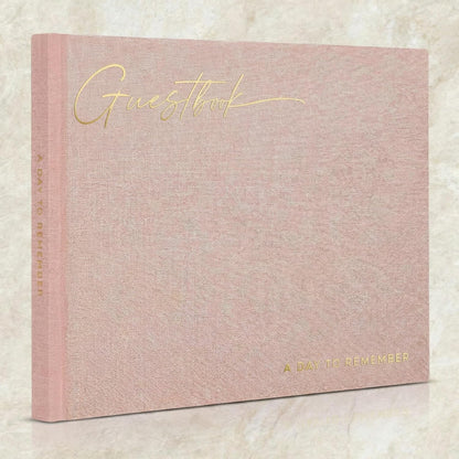 ZICOTO Beautiful Wedding Guest Book for Your Wedding Reception - Simply Elegant Guestbook to Sign in and Add Polaroid Photos - The Perfect Baby Shower Guest Book for The Special Day