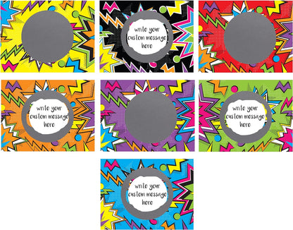 My Scratch Offs - Customizable Scratch-Off Cards Graffiti Design for Prizes, Classroom Rewards & Teacher Supplies, 50 Pack