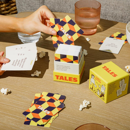 TALES 150 Conversation Cards, Friends Edition, Fun Friend Games for Adults, Teens, Kids, Perfect for Parties, Game Nights, Gifts & Gatherings, Conversations with Friends, Meaningful Connections