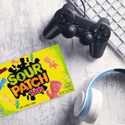 SOUR PATCH KIDS Soft & Chewy Gummy Candy, Bulk Candy, 12 - 3.5 oz Boxes