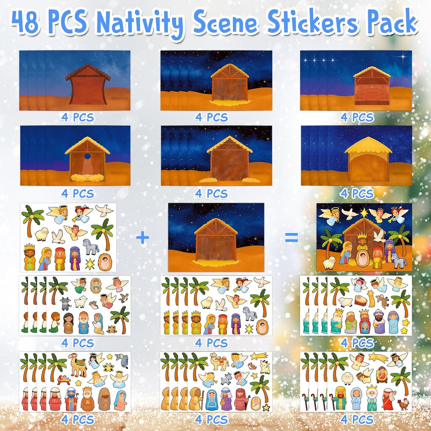 LINAYE 24 Sheets Insect Stickers with Jar Scenes, Make Your Own Bug Jar Stickers, Spring Crafts Activities for Kids Spring Party Decorations Supplies for Kids