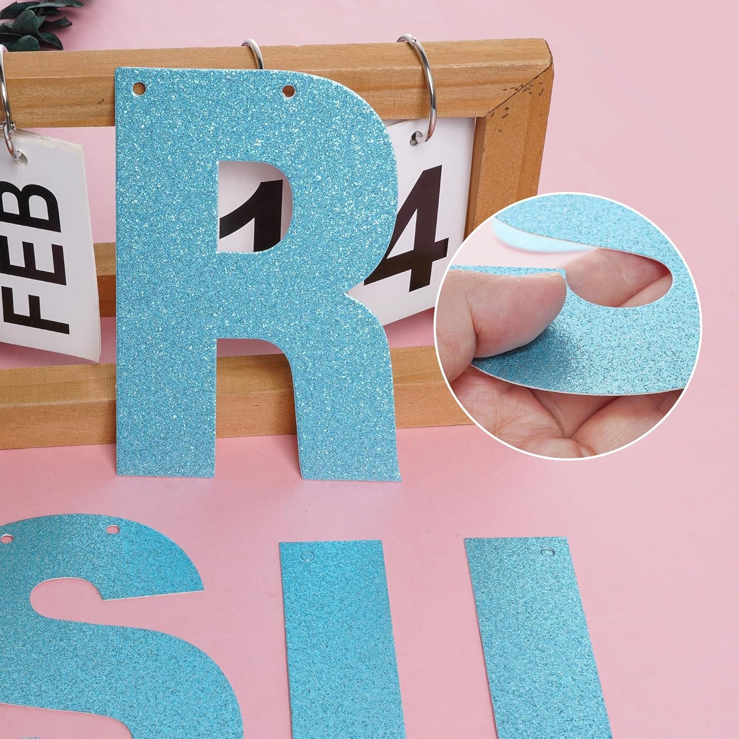 DIY Banner Kit with Letters Glitter Banner Letters Customizable Birthday Banners Graduation Banner Custom Party Hanging Banner for Graduation Wedding Party Baby Shower Decoration(Gold)
