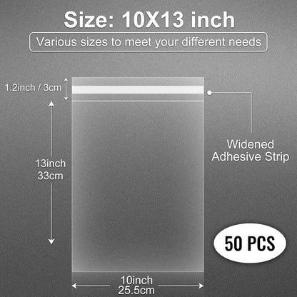 Clear Candy Bags 100pcs 6X10 Cellophane Treat Bag Party Favor Goodie Cake Pop Gift Apple Cello for Gift Baskets Bakery Cookie with Ties