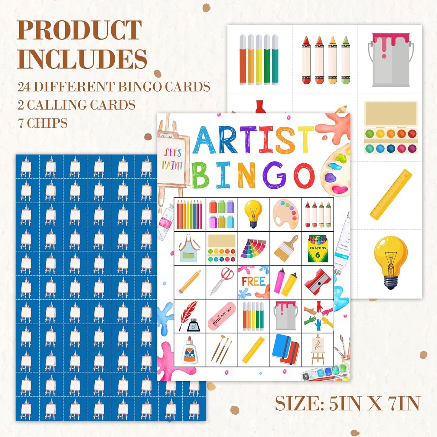 Book Bingo Game, Reading Party Bingo Cards Set, Read Themed Party Games Supplies for Book Lovers, Adults Family Friends Holiday Activities Favors Decorations for 24 Player, 01