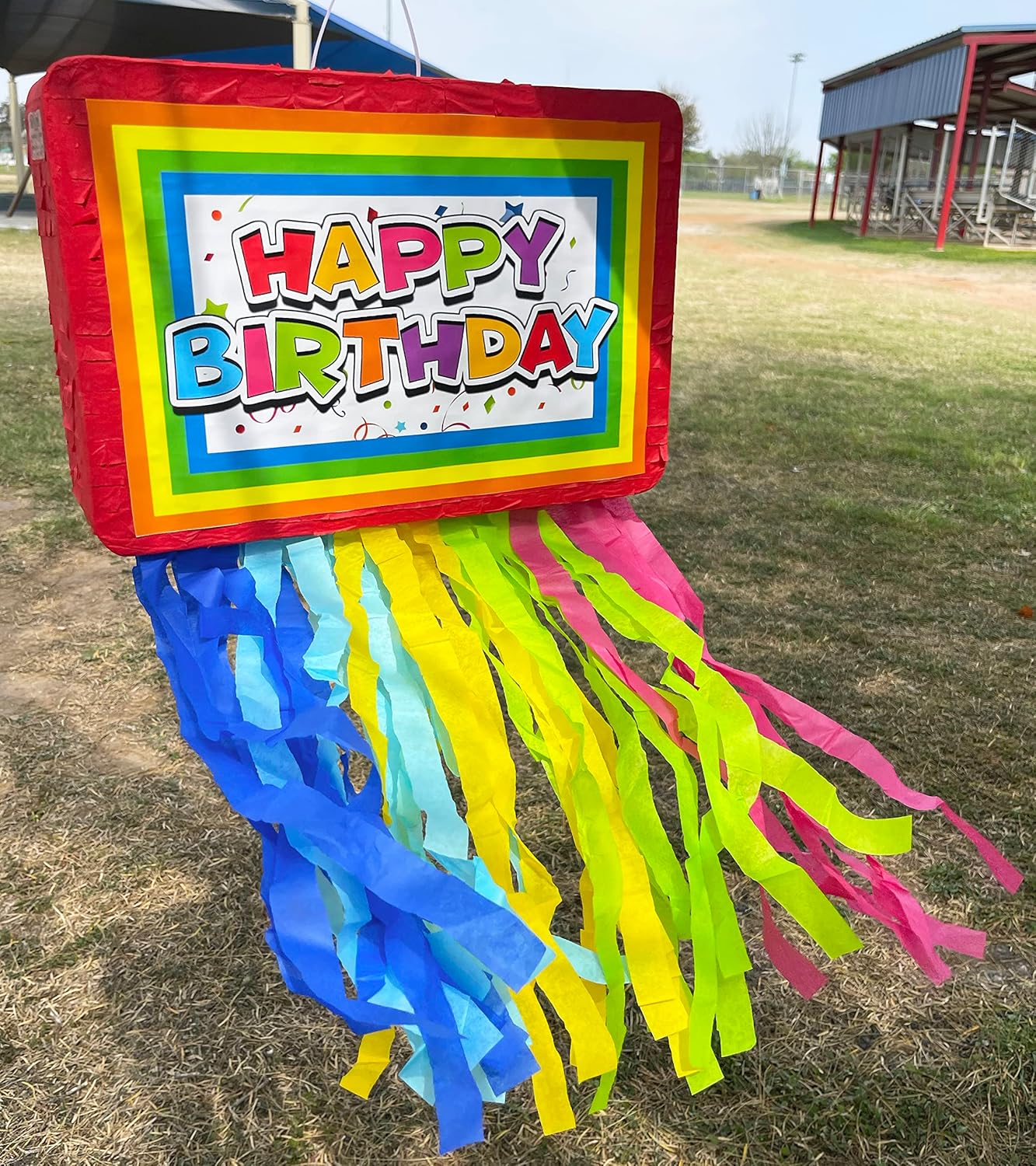 Jergrim Blue Monster Truck Piñata, Small 4 Piece Set, perfect for Kids Birthday Parties, Race Car Party Supplies fits piñata candy and party favors (17”X11”) Durable!