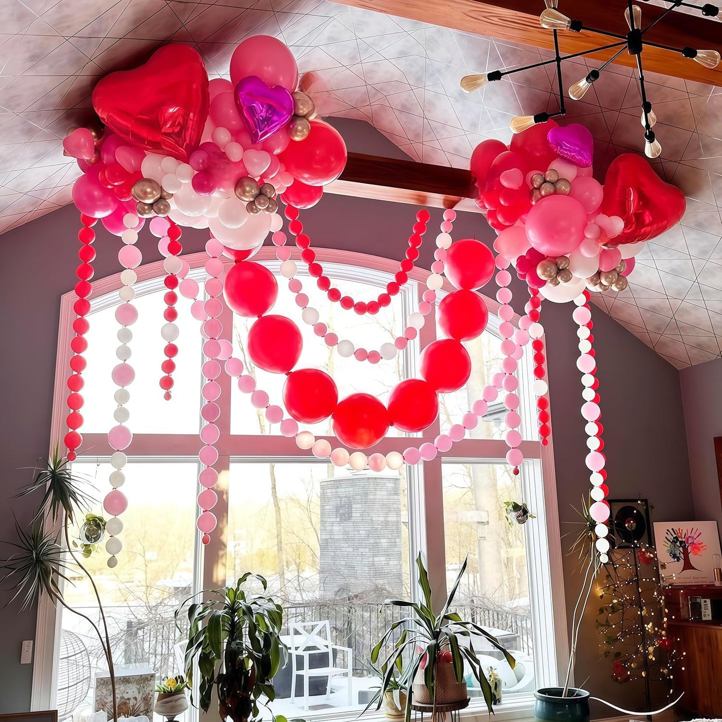 Gold Quick Link Balloons, 60PCS Linking for Balloon Wall Arch Chains, 6inch Linkable for Wedding Birthday Baby Shower Engagement Graduation Party Decorations