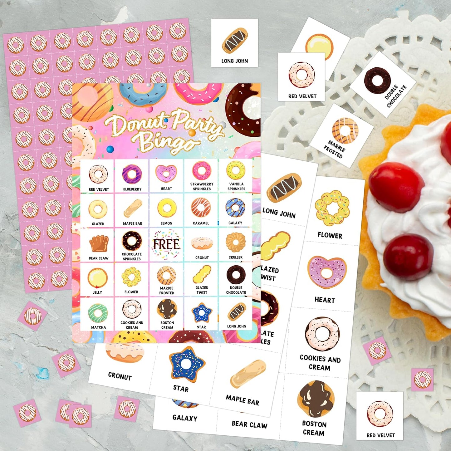 Book Bingo Game, Reading Party Bingo Cards Set, Read Themed Party Games Supplies for Book Lovers, Adults Family Friends Holiday Activities Favors Decorations for 24 Player, 01