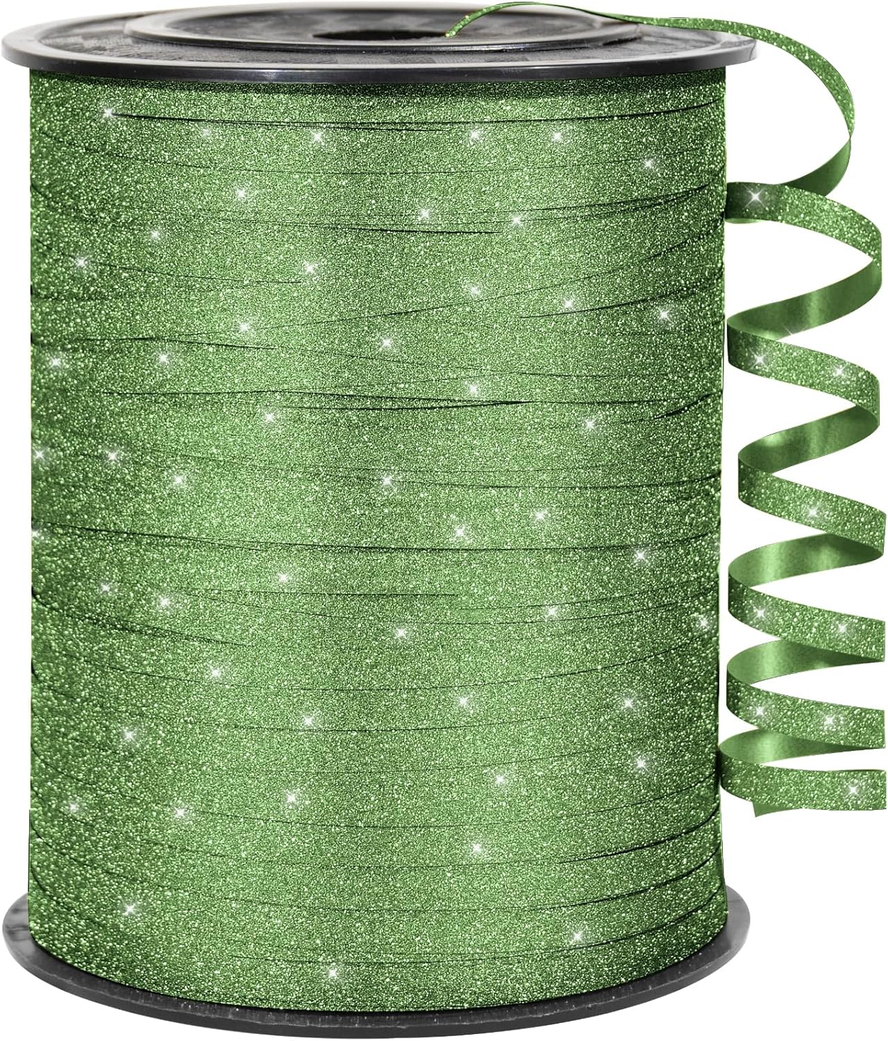 500 Yards White Curling Ribbon for Gift Wrapping, 1/5 inch Wide Balloon Ribbon String for Florist Flower, Crafts, Wreaths, Christmas, Birthday Party, Wedding