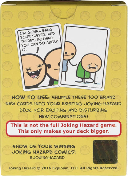 Joking Hazard by Cyanide & Happiness - 360+ Funny & Inappropriate Comic Cards, Hilarious Party Games | Includes Add-Your-Own-Words Cards
