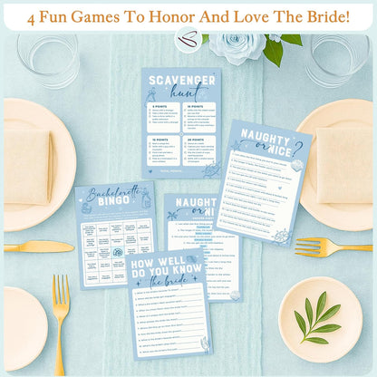 Stofinity Funny Bachelorette Party Games - Bachelorette Games For Parties Scavenger Hunt, Bach Game Bachelorette Bingo Card Games For Bridal Shower Game