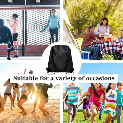 20 Colors Drawstring Backpack Bags Sack Pack Cinch Tote Sport Storage Polyester Bag for Gym Traveling