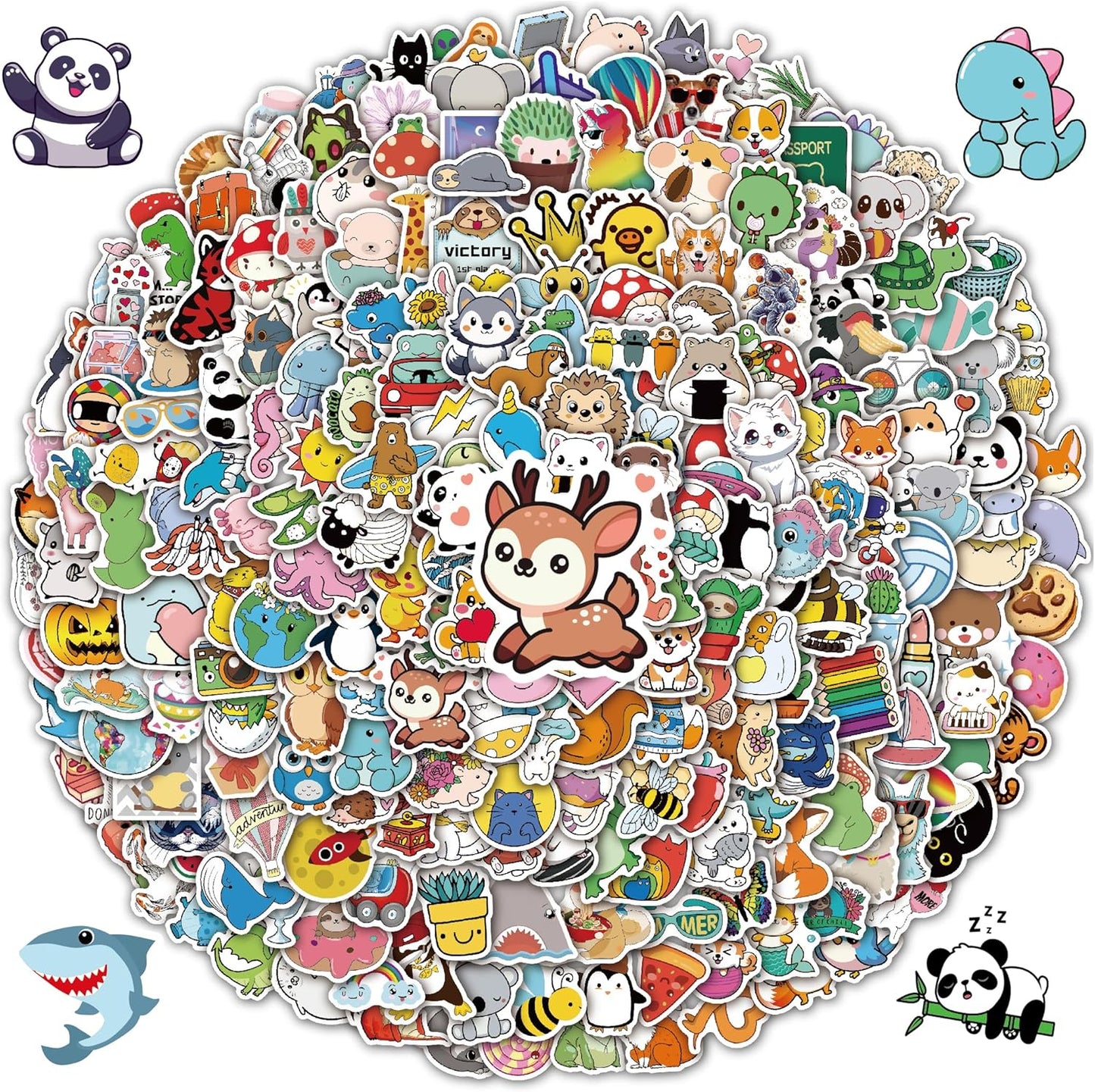 200Pcs Water Bottle Stickers for Kids Teens, Waterproof Vinyl Stickers, Stickers for Kids Classroom Decor, Teacher Supplies & Classroom Must Haves