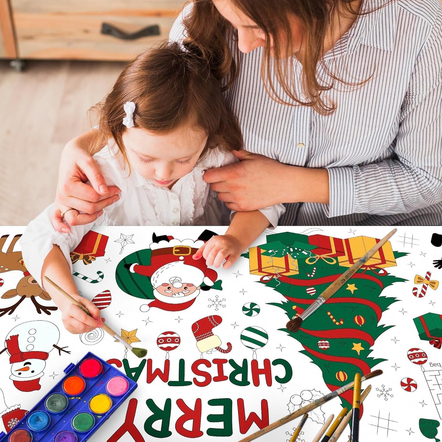 Childom 1 Pack Fourth of July Coloring Tablecloth for Kids,4th of July Crafts for Kids 30"x72" Giant Coloring Poster Table Cloth,Large Paper Poster Crafts Party Activities,4th of July Paper Tablecloth
